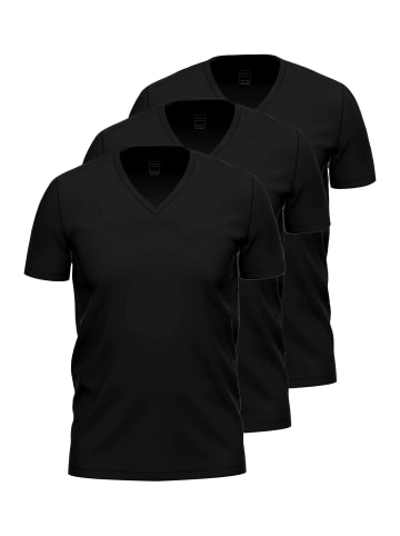 Ammann Unterhemd / Shirt Kurzarm Close to you in Schwarz