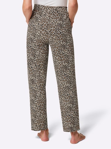 WITT WEIDEN Hose in sand-camel-bedruckt