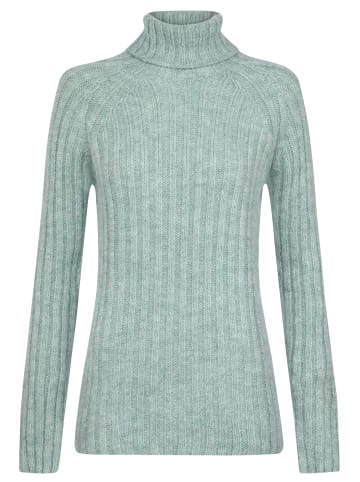 JIMMY SANDERS Rollkragenpullover in Meeresgrün