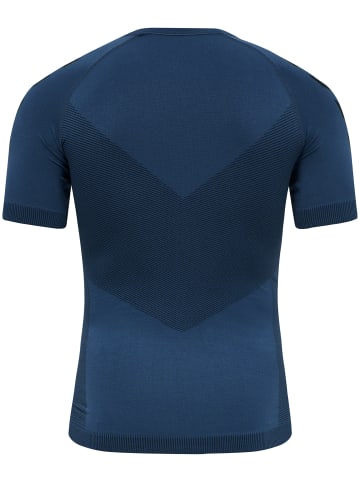 Hummel Hummel T-Shirt Hummel First Multisport Herren Atmungsaktiv Leichte Design Schnelltrocknend Nahtlosen in DARK DENIM