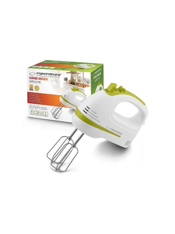 Esperanza Apfelkuchen Handmixer mit Edelstahl Rührbesen
