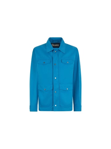 Herno Blau Baumwolle Shell Jacke