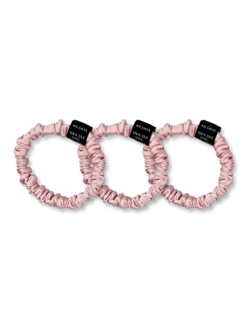 Ailoria DOUX Set 3 Scrunchies S aus Seide in pink