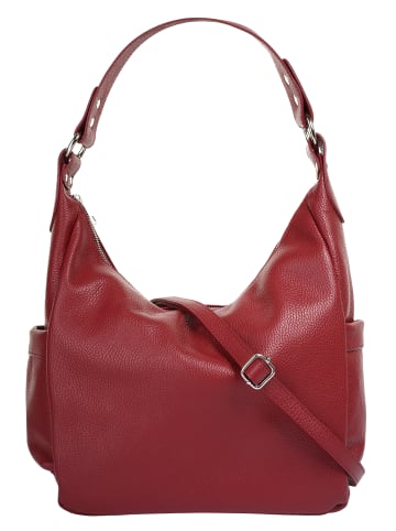 Samantha Look Shopper echt Leder in rot