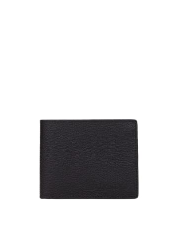TESTONI Schwarz Leder Geldbörse