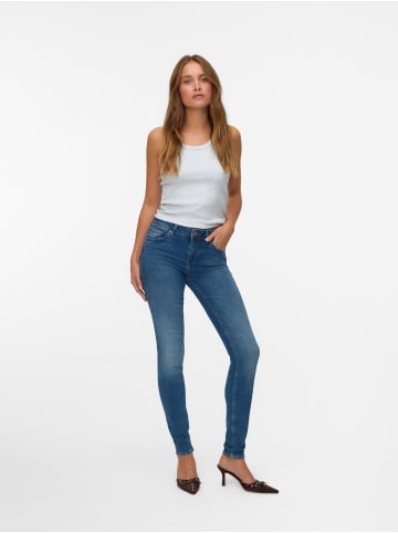 Vero Moda Slim Fit Jeans in Medium Blue Denim