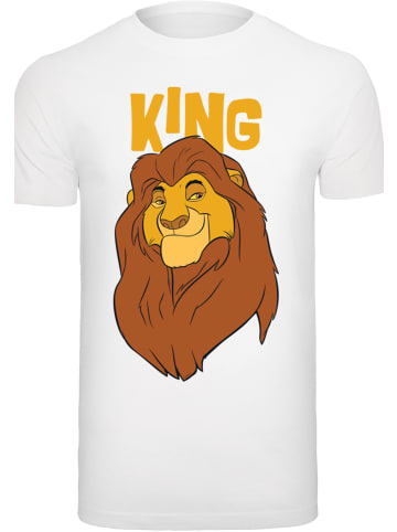 F4NT4STIC T-Shirt Disney The König der Löwen Mufasa King in weiß