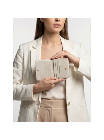 Lazarotti Bologna Leather Medium Zip-Around Geldbörse Leder 10 cm in cream