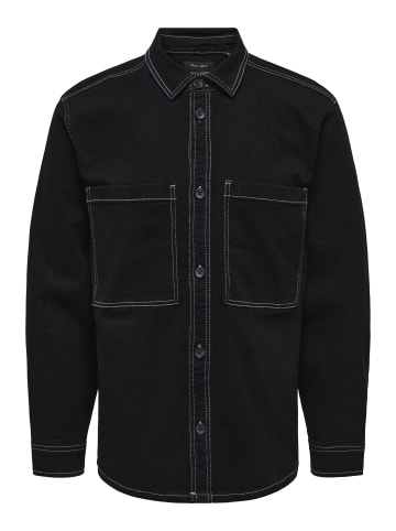 ONLY & SONS Hemdjacke in Black Denim