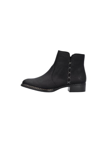 rieker Reißverschlussstiefelette in schwarz