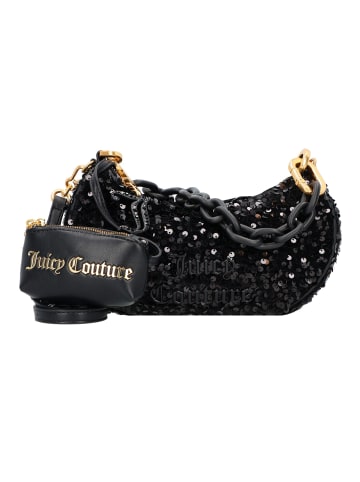 Juicy Couture Blossom Paillettes Schultertasche 24 cm in black