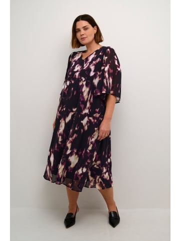 KAFFE curve Kleid KCnour in Purple Blurry Graphics