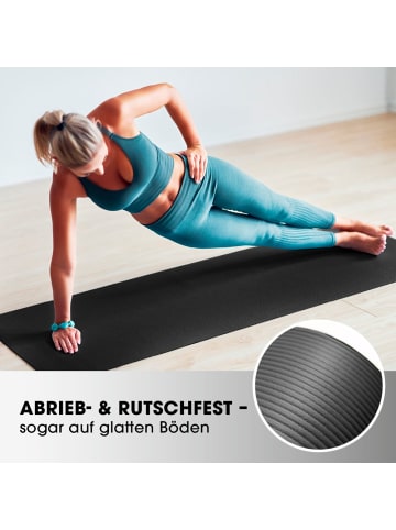 World Fitness Fitnessmatte Yamuna 183x61x1,5cm schwarz Schwarz