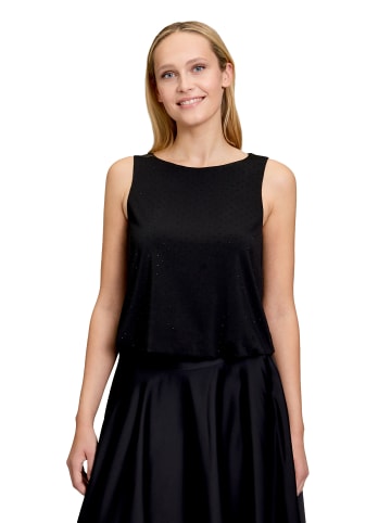 Vera Mont Blusentop im Glitzer-Look in Schwarz