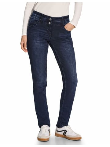 Cecil Slim Fit Jeans für Damen in schwarz