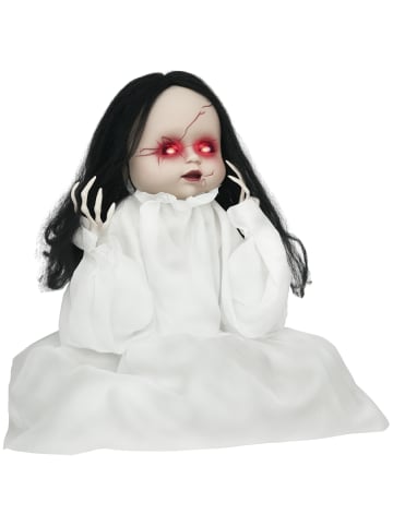 HOMCOM Halloween Dekoration-60L x 15B x 60Hcm-Weiß