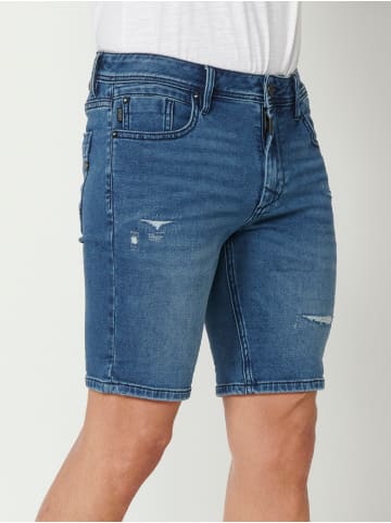 KOROSHI Bermuda Denim Stretch Regular Fit in blau