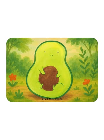 Mr. & Mrs. Panda Kühlschrankmagnet Avocado Kern Design ohne Spruch in Weiß