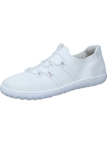 rieker Slipper, Komfort-Slipper in reinweiss/weiss