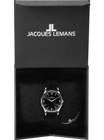 Jacques Lemans Uhr in Schwarz