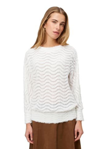 Zero  Sweatshirt mit Wellenmuster in Eggnog