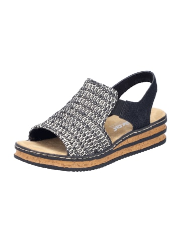 rieker Schaftsandalen in Schwarz