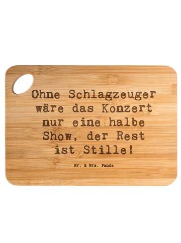 Mr. & Mrs. Panda Holzbrett Spruch Schlagzeug Konzert mit Spruch in Braun