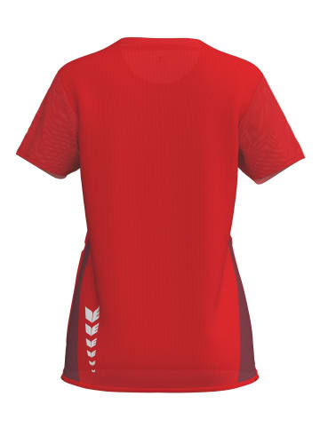 erima Damen T-Shirt function in rot/bordeaux