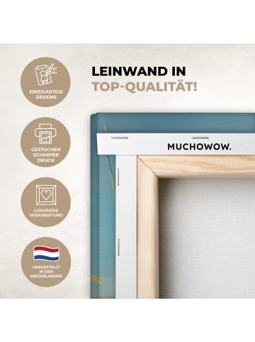 MuchoWow Leinwand bilder Bunte Blumen (BxH)