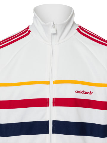 Adidas originals Sweatjacke in weiß rot - 0001