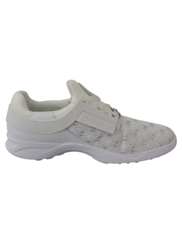 Plein Sport Weiß Polyester Runner Beth Sneaker Schuhe