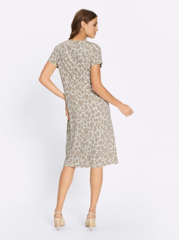 WITT WEIDEN Jersey-Kleid in sesam-ecru-bedruckt