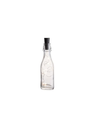 Butlers Bügelflasche mit Flaschenbeleuchtung 2-tlg. BOTTLE LIGHT in Transparent