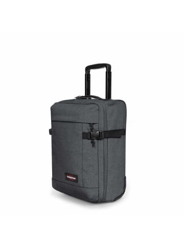 Eastpak Tranverz - Rollenreisetasche 45 cm XXS (brize palm navy) in black denim