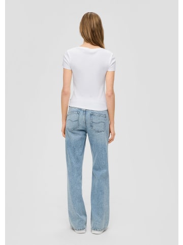 QS T-Shirt in 0100_weiß