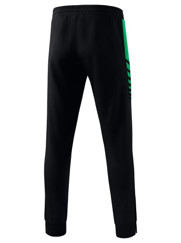 erima Kinder Six Wings Trainingshose in schwarz/smaragd