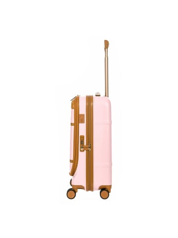 BRIC`s Bellagio - 4-Rollen-Kabinentrolley mit Organizer S 55 cm in rosa antico