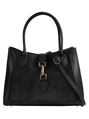Samantha Look Shopper echt Leder in schwarz