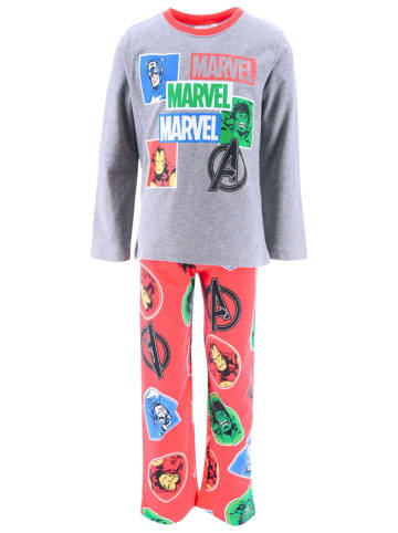 Avengers Schlafanzug Marvel Avengers in Grau