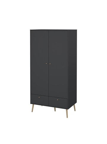ebuy24 Kleiderschrank Bodo Grau 99 x 59 cm