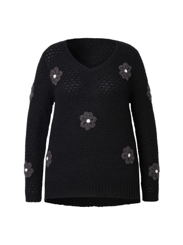 MIAMODA Pullover in schwarz