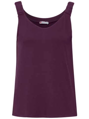 Street One 'Top mit V-Neck' Lila