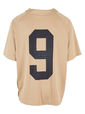 9N1M SENSE Mesh-T-Shirts in softmocca