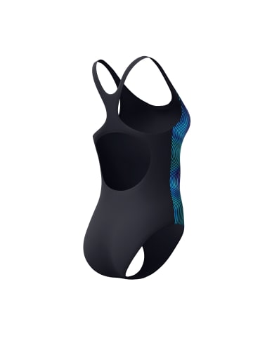 Speedo Medalist mit Digital Print in Schwarz