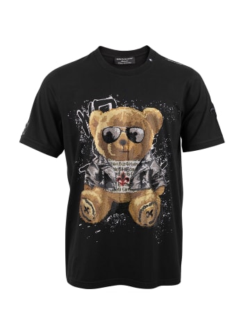 Roberto Geissini Rocker T-Shirt Schwarz