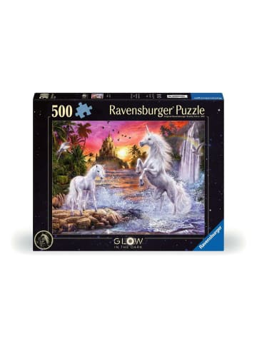 Ravensburger Puzzle 500 Teile Erwachsenenpuzzle 500 Teile - Einhörner am Fluss Ab 12 Jahre in bunt