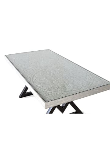 Giner y Colomer Rechteckiger Esstisch aus Mangoholz 200 cm in Gray