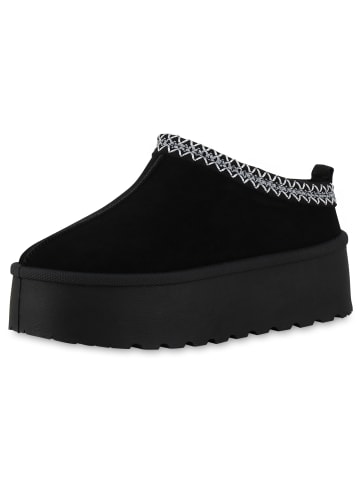 VAN HILL Pantoffeln Livia in Schwarz