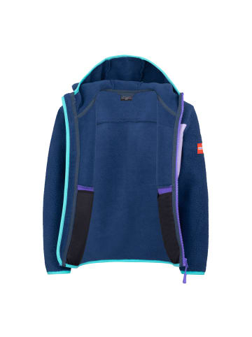 Trollkids Fleecejacke Aurlandsfjord in vivid blue/night sky
