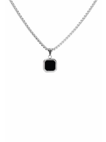 GT COLLECTION Kette mit Anhänger Zircon in schwarz